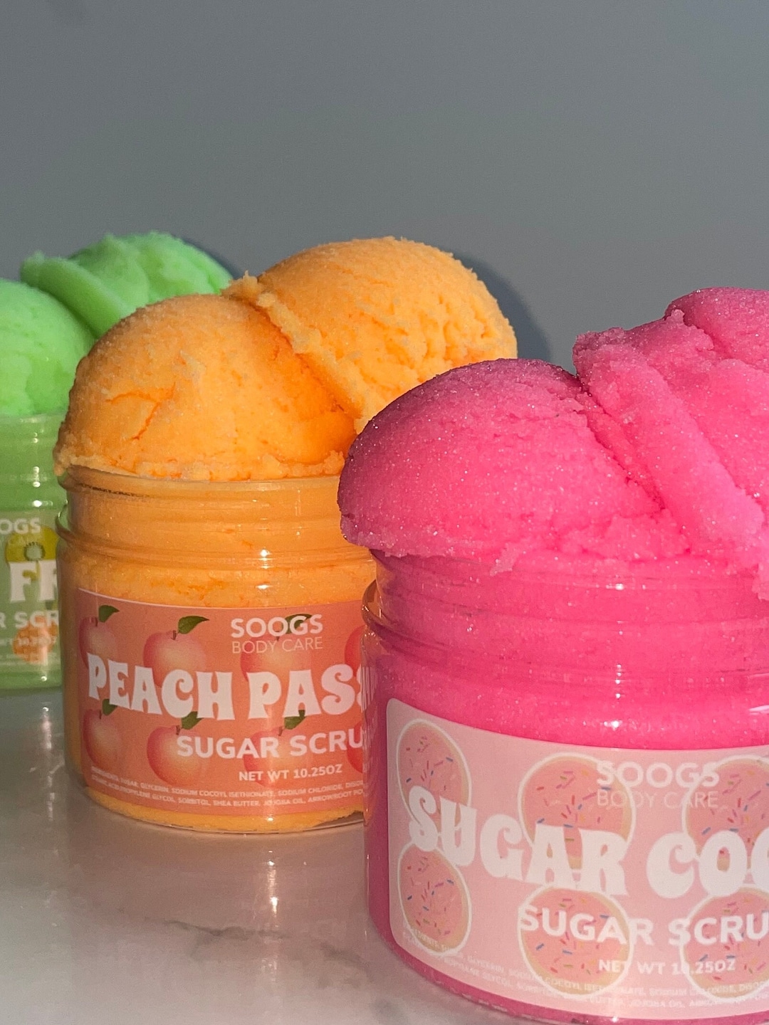 Nourishing Body Scrubs Colorful Sugar Scrubs Soap Whipped Etsy