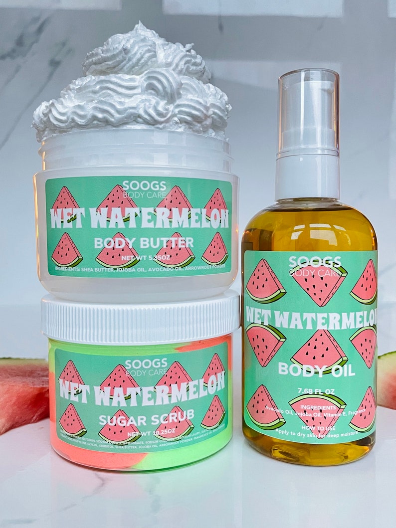 4oz Body Care Bundle Double Whipped Body Butter Foaming Sugar Etsy