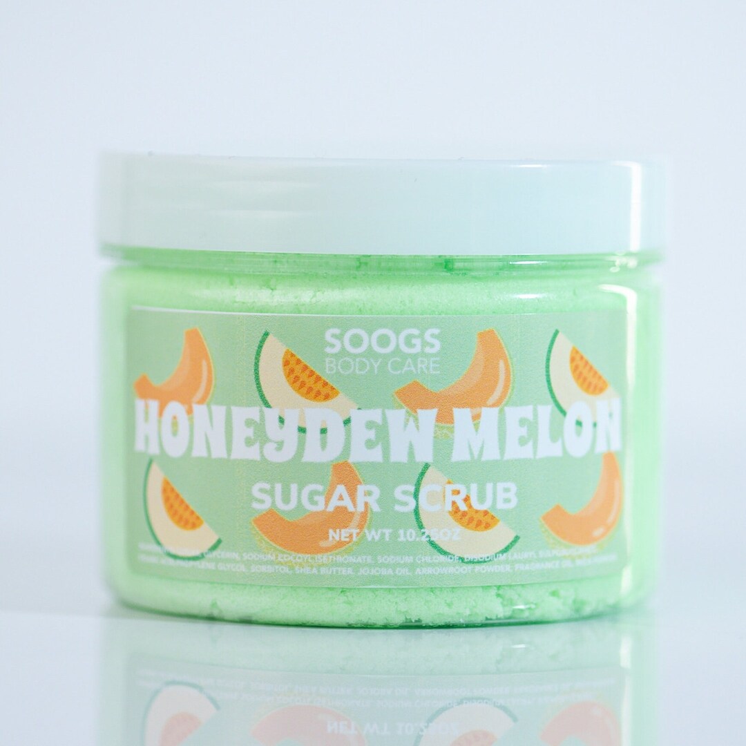 Honeydew Melon Foaming Body Scrubs Exfoliating Whipped Shea Etsy