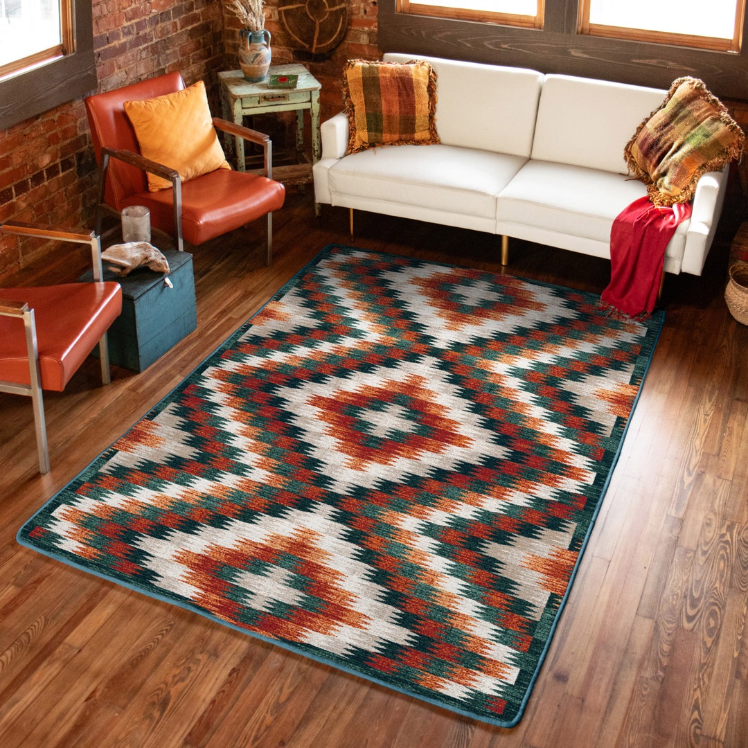 Southwest Rug, Southwest Area Rug, Southwestern Rug, Southwestern Area ...