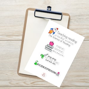 Science of Reading Orton-Gillingham Teacher Sticker Sheet
