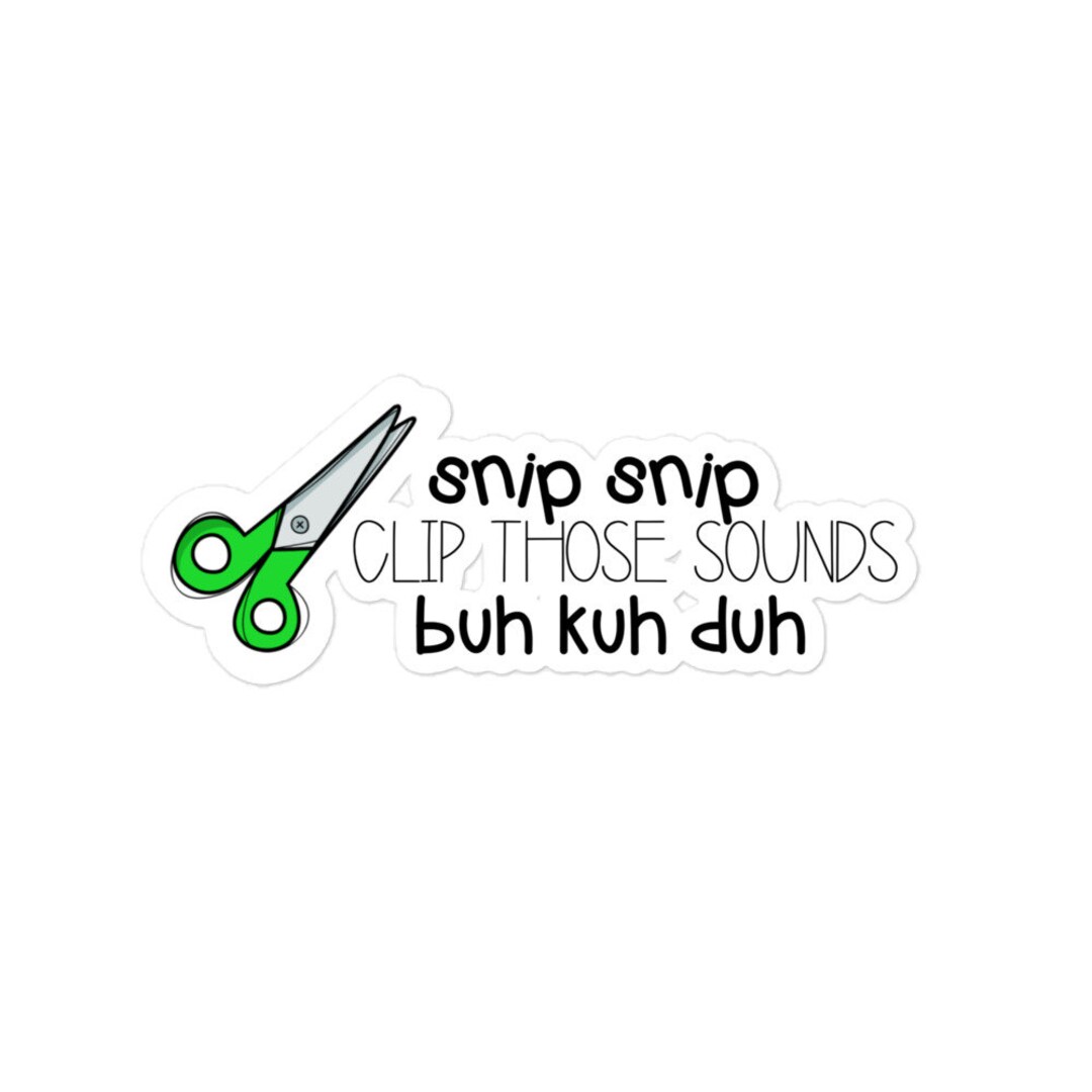 Snip /uh/ Sounds Sticker SOR OG - Etsy Canada