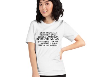 Orton-Gillingham Principles Mix t-shirt