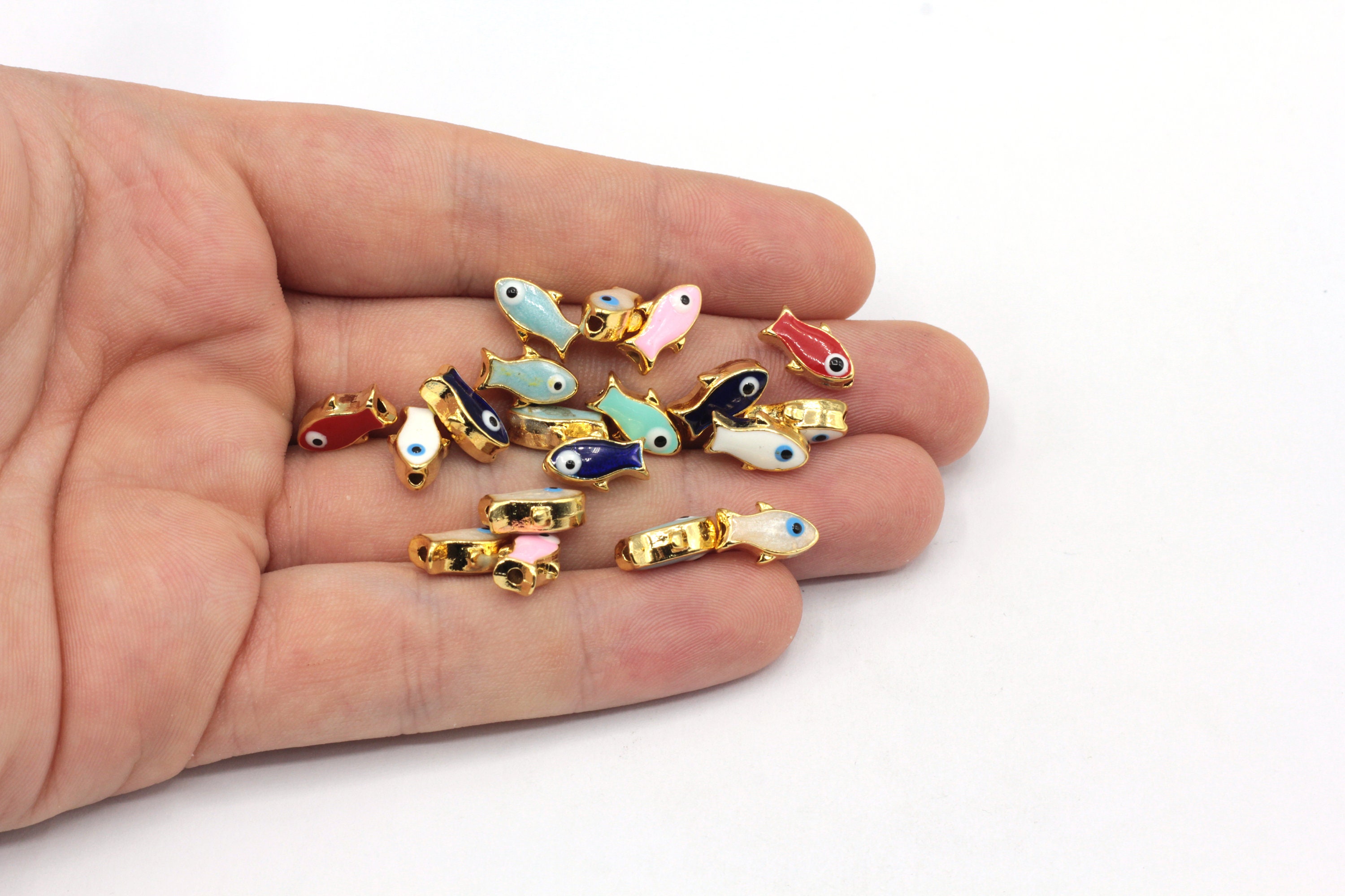 70pcs Enameled Colorful Assorted Charms, Cubic Charms, Bulk Charms,pendants,  Gold Tone Charms, DIY Charms, Cute Charms for Jewelry Making 