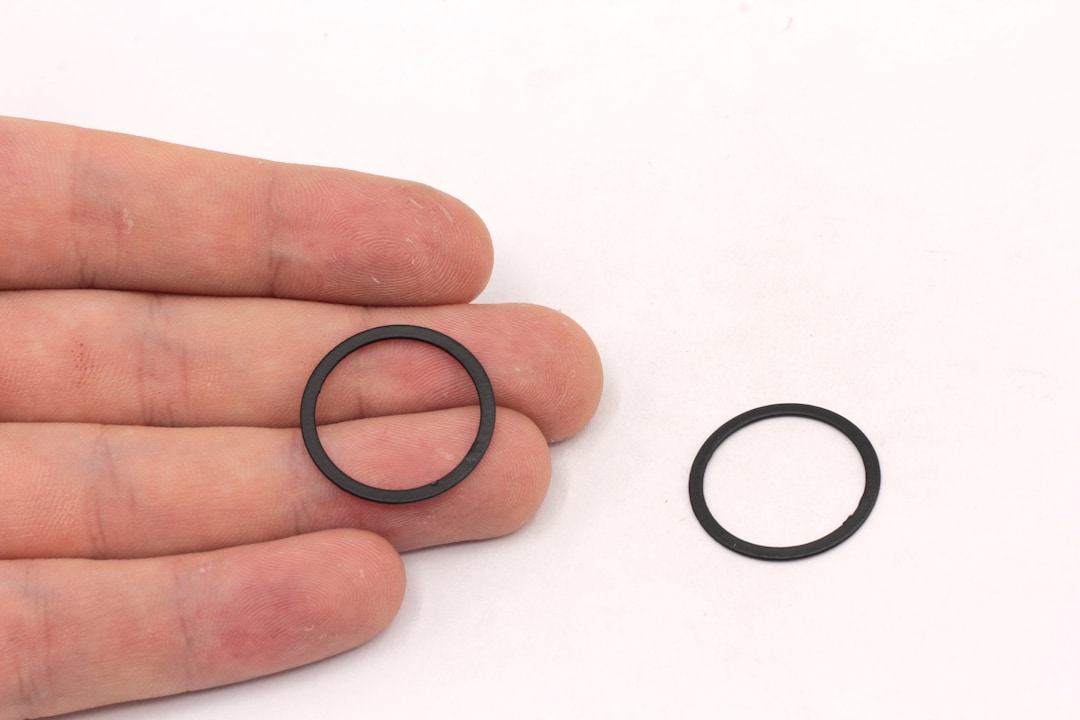 贈る結婚祝い 22mm Black Connector Round Ring, Closed Round Link, Circle ラウンド用品・アクセサリー