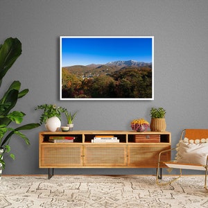 Gatlinburg Mountains Download | Printable Gatlinburg Mountain View Wall Art | Smoky Mountain Digital Print