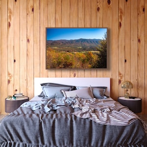 Cades Cove Valley Digital Print Download | Printable Mountain Wall Art | Smoky Mountain Print