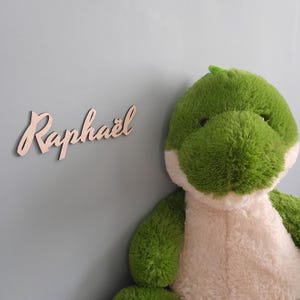 Personalized wooden first name or decorative word, wall decoration, children&#39;s bedroom