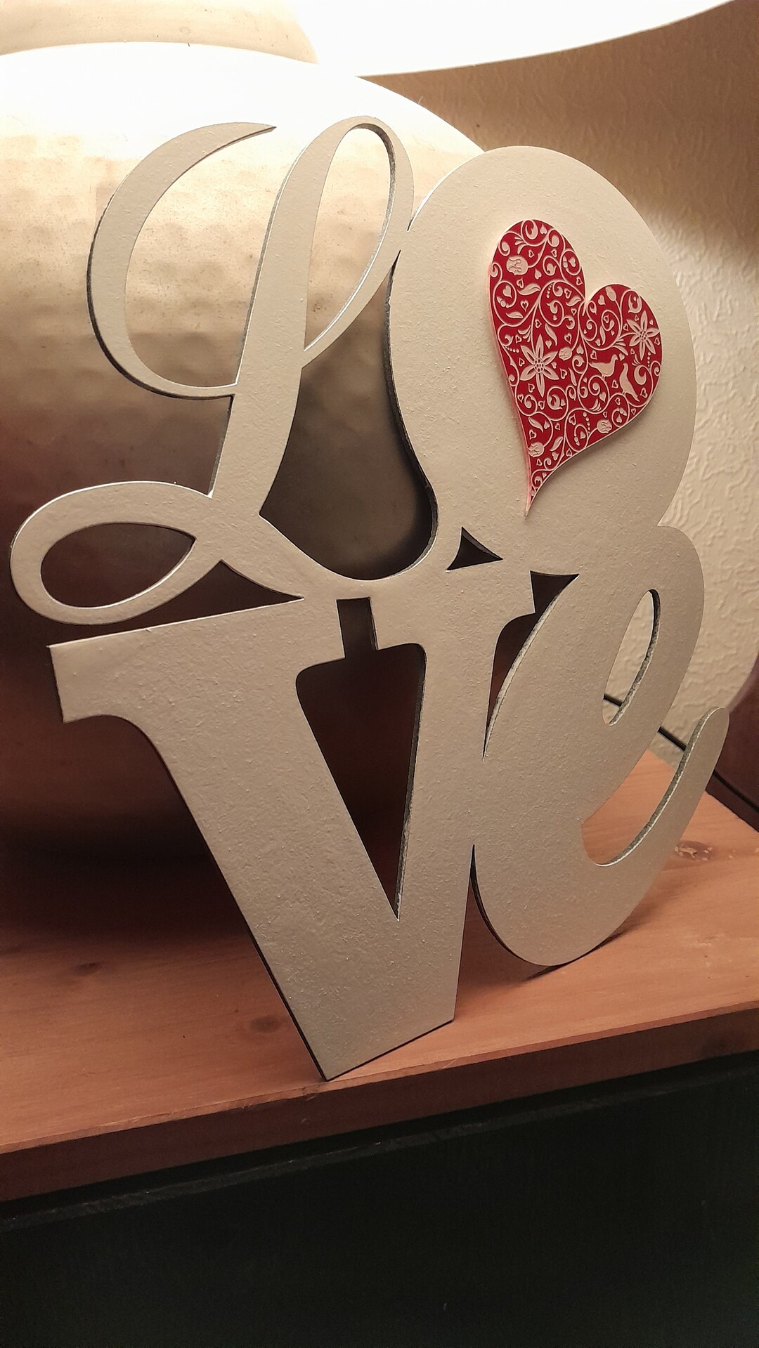 Panel Decorative Frame Wood and Plexi Love Etsy