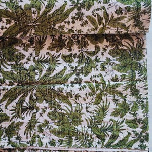 Floral Handblock Printed Quilt Handmade kantha Quilt Indian Kantha Quilt Indian Print Indian Light Weight Bedding Quilt 100
