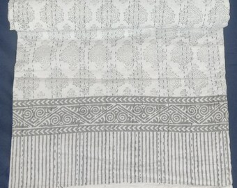 Premium Hand block Print Quilt Handmade kantha Quilt Indian Kantha Light Weight Bedding Summer Winter Cotton Bedspread, Christmas Gifts 159