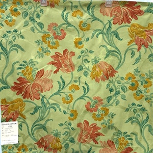 SCHUMACHER - VIGNA MEDIEVALE 171571 in Grass - Designer Fabric 26in. x 26in.
