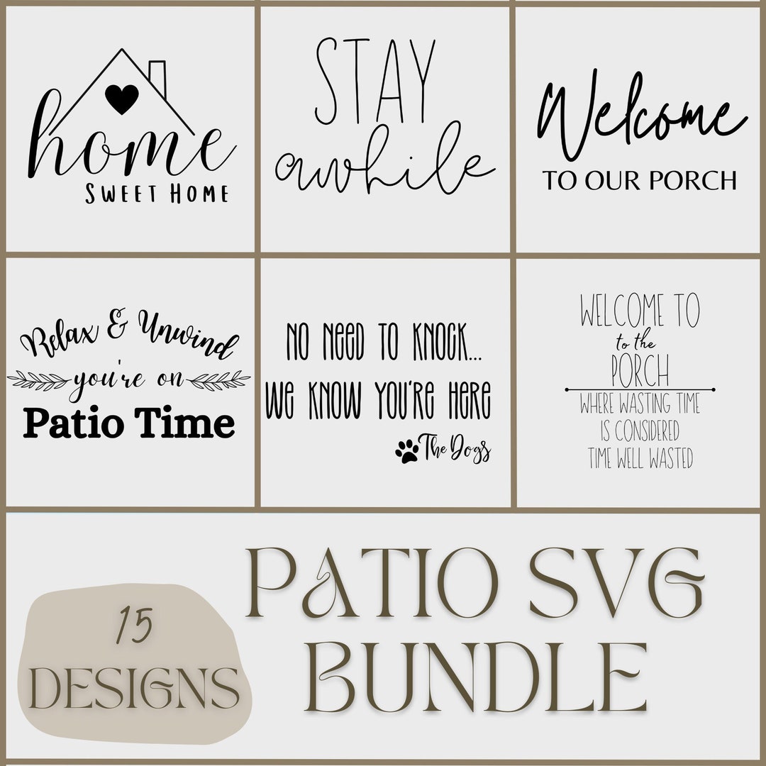 Porch Sayings SVG, to Our Porch Sign, Porch Decor, Porch Sign