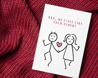 Printable Anniversary Card, Card Someone Special, Funny Card
