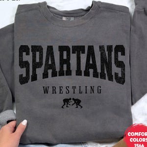 Custom Wrestling Sweatshirt, Personalized Wrestling Crewneck, High School Sports, Wrestling Gifts, Youth Wrestling, Wrestling Mom Pullover