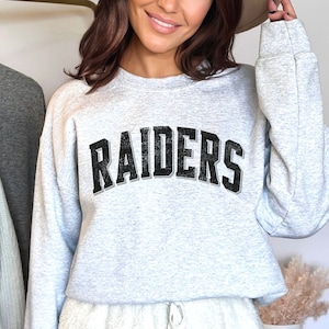 Raiders Shirt, Raiders Gameday, Raiders Football Shirt, School Spirit Shirt, Raiders Gift, School Mascot Sweatshirt