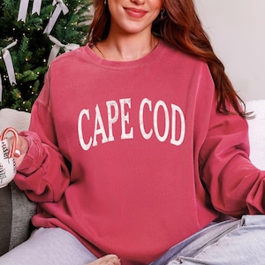 Cape Cod Sweatshirt, Comfort Colors Crewneck, Coastal Apparel