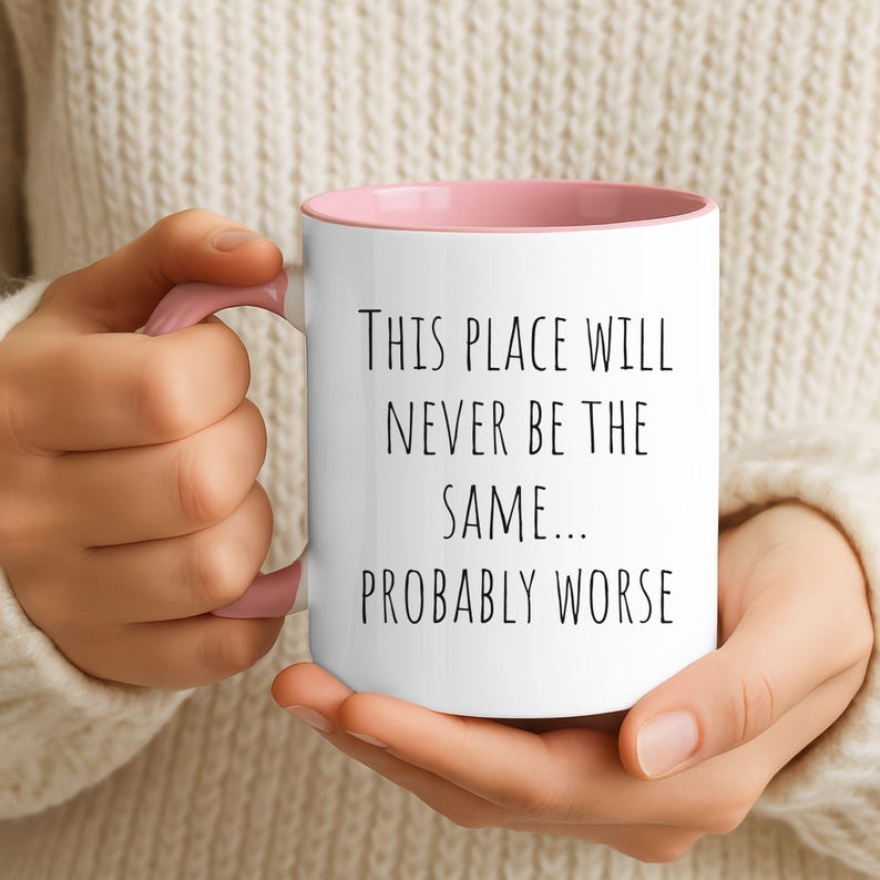 Funny Retirement Mug, Funny Going Away Cup, Sarcastic Goodbye Gift, Office Farewell Mug, 11oz & 15oz image 11