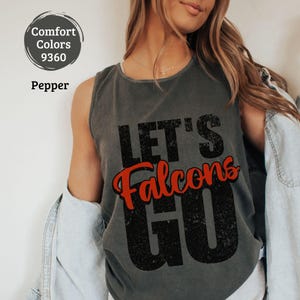 Custom School Mascot Tank Top, Personalized School Spirit Shirt, Game Day Fan Shirt, Gameday Shirt, Cheer Tank Top, College Team Spirit Wear