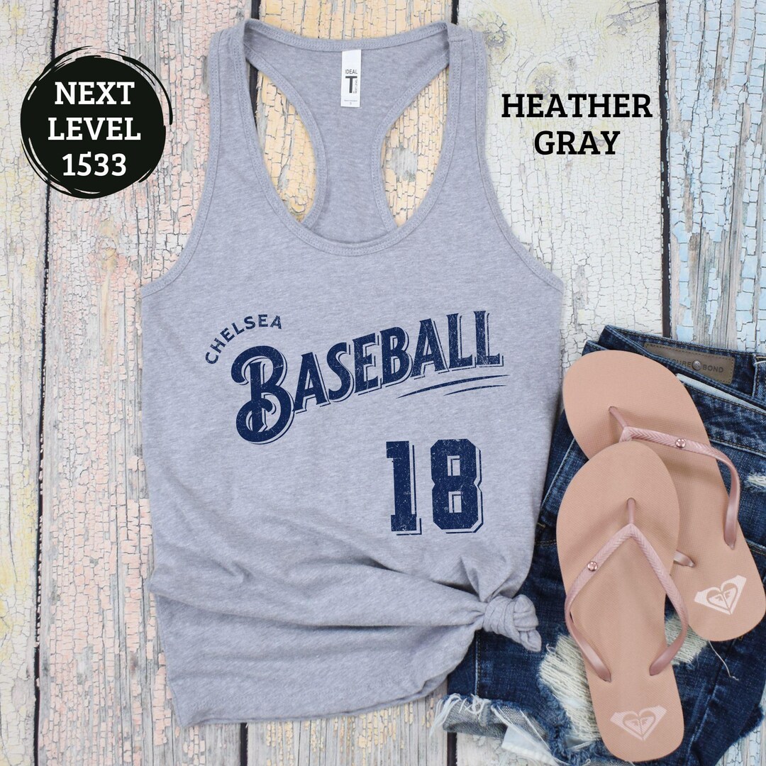 Personalized Baseball Tank Top, Next Level Team Spirit Wear - Etsy