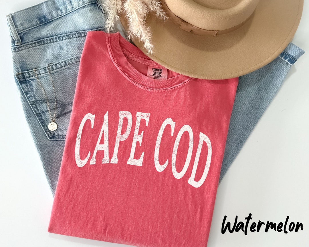 Cape Cod Comfort Colors Tee, Distressed Cape Cod T-shirt, Massachusetts ...