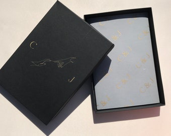 Luxury Wedding Invitation, Acrylic Invitations, Plexiglass Invitation Clear Invitation With Black Cardboard Box-Invitation Kit-Gold