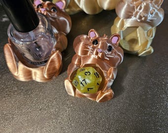Porta-dados Chunky Greedy Hamster (mais de 20 variações de cores!)