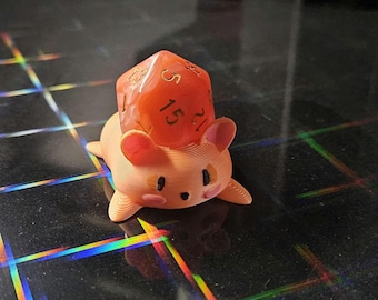 Porta-dados de hamster com panquecas
