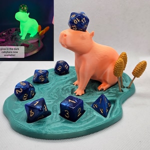 Cabybara Dice Holder, Multiple Color Options and Fully Assembled!