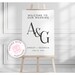 Welcome to Our Wedding Sign, Wedding Welcome Sign Template, Wedding ...