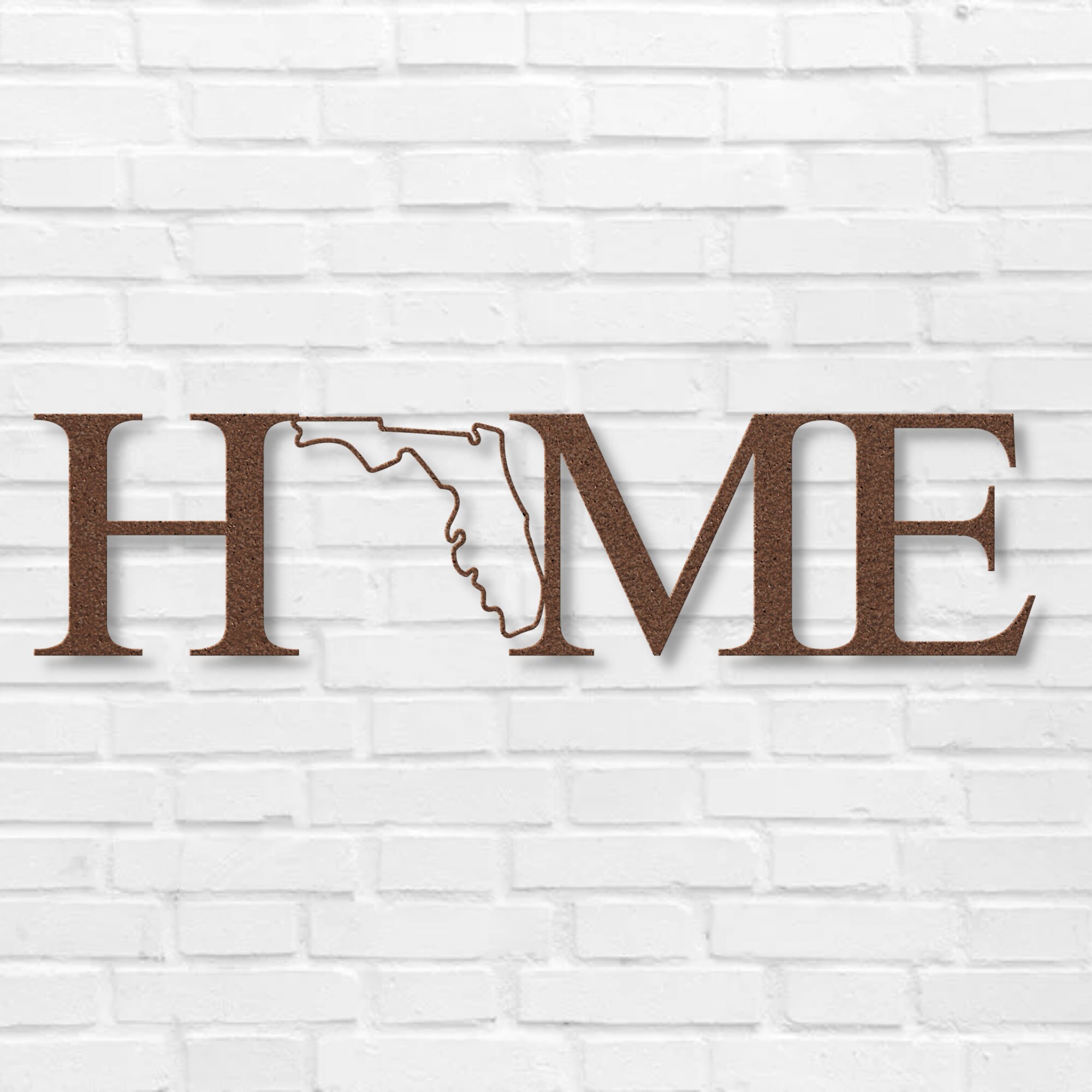 Florida State Metal Wall Art, Florida Decor, Florida Home Sign, Home