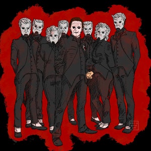 Kardinaal Copia and the Ghouls (kunstdruk)