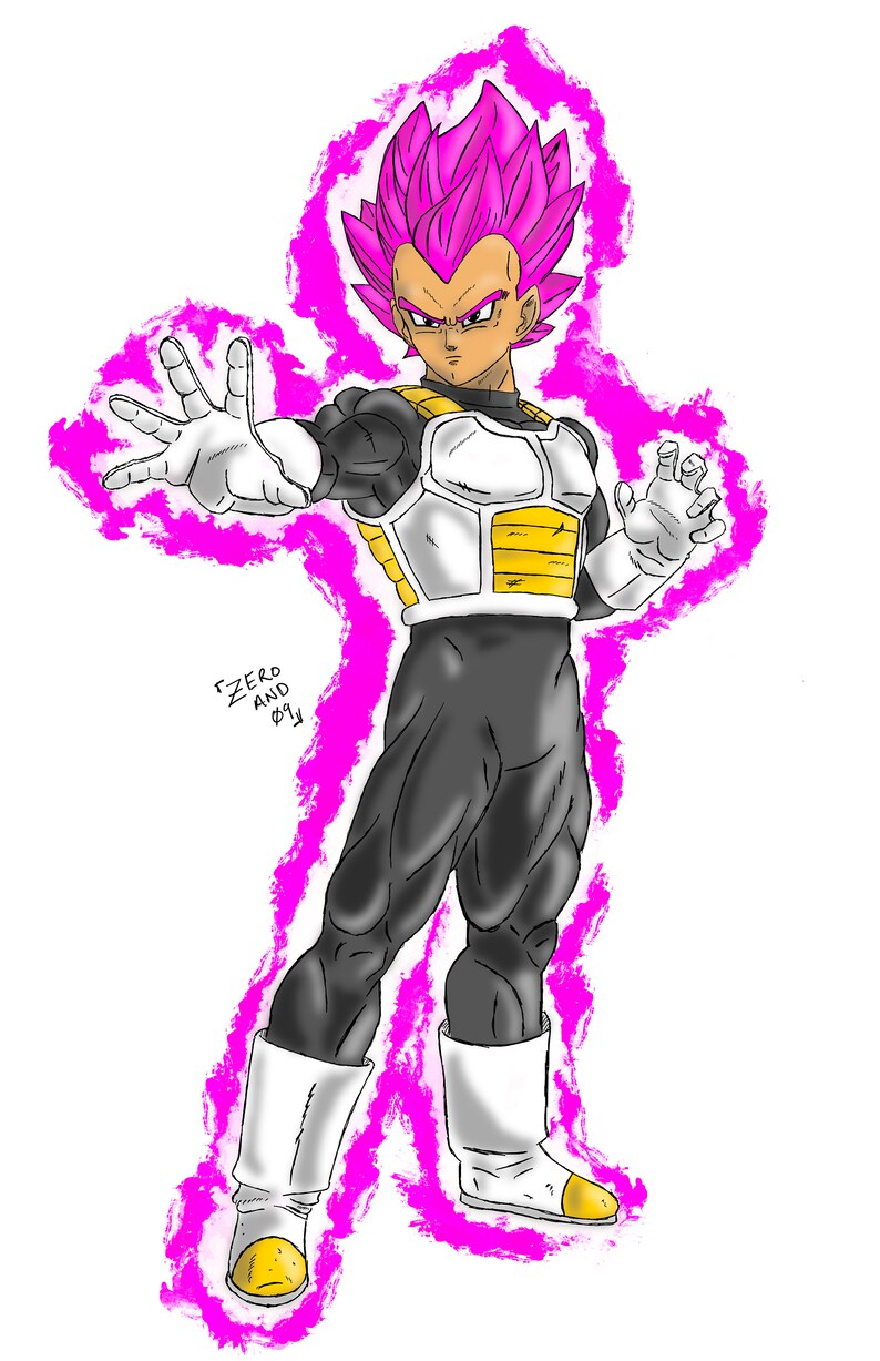 Art Print Vegeta - Etsy