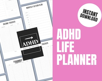 ADHD-planner | Pagina's voor zelfzorg en groeimindset. Op wetenschap gebaseerd. | Digitale Planner 2023 | iPad-planner | Esthetische ADD Planner