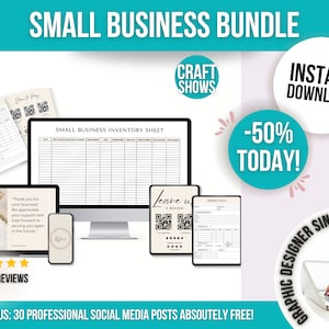 Craft Show Bundle, Order Form Template, Craft Fair Template, Small Business Bundle, Price List Template. Scan To Pay Template