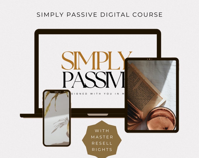 Simply Passive Digital Marketing Course | Faceless Marketing | Master ...