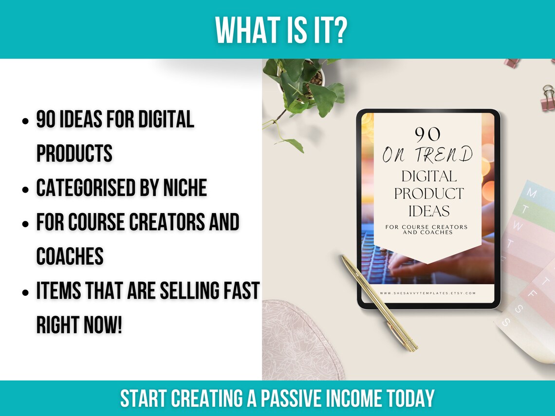 Digital product passive income example