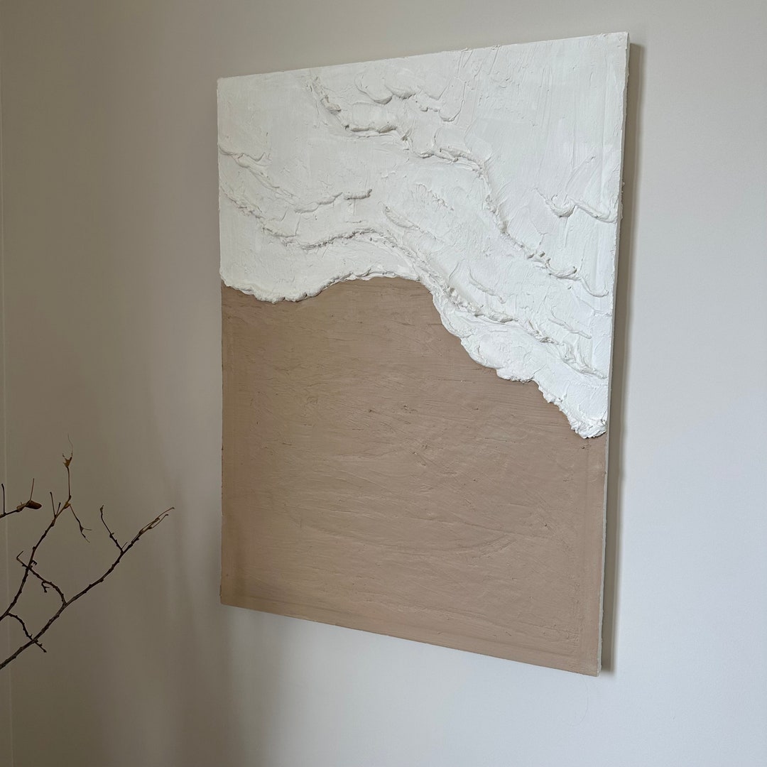 Beach Wall Painting Textured Wall Art Textured Art Plaster Etsy