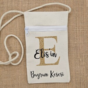 Eid Tasche / Bayram Kesesi Glitzer Gold