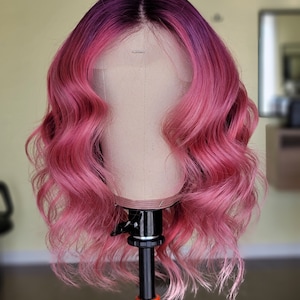 The "Candy Floss" Professionally Coloured Human Hair Wig