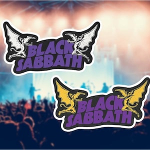 Black Sabbath Sticker, Ozzy Osbourne Sticer, Rock Sticker, Heavy Metal Sticker, In Memory of Ozzy Osbourne, Tribute to Black Sabbath