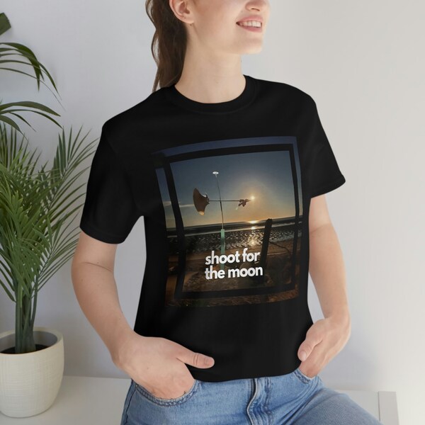 Shoot for the Moon, Banderuola e luna in osso di balena, Ocean Scene, Sea of Cortez Moonrise tee, Lose Yourself by the Sea, Perfect Moon, Full Moon