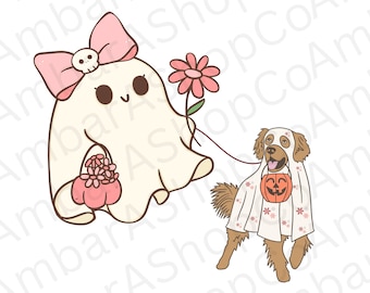 Cute Ghost Dog PNG Ghost Dog PNG Dog Lovers Gift Halloween Dog PNG Dog Halloween Png Ghost Dogs Halloween Dog Spooky Season Pumpkin Dog Png