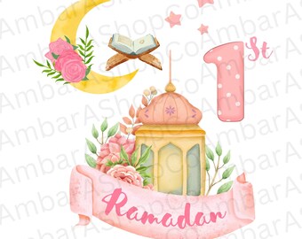 My first Eid png Eid Mubarak png Baby’s first Eid Islamic png Little girl png 1st Ramadan My first Eid Sublimation Design My first Eid Shirt