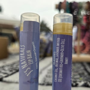 Lavender Lip Balm - Organic - Handmade - Gifts