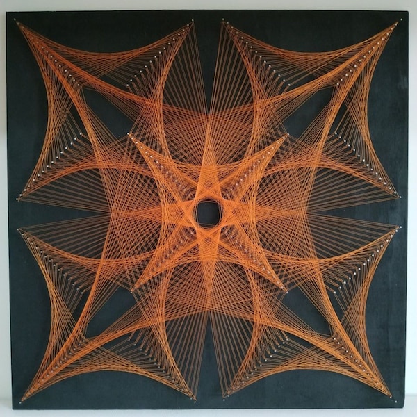 Abstract String Art - Etsy