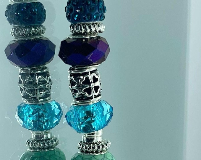 Bejeweled mint writing pen