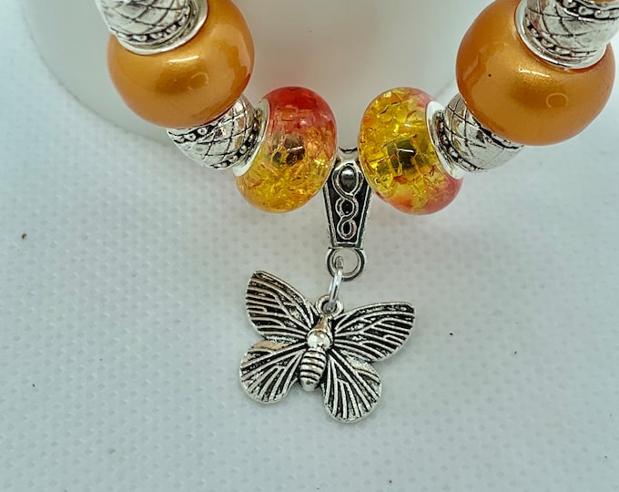 Bejeweled Butterfly Necklace