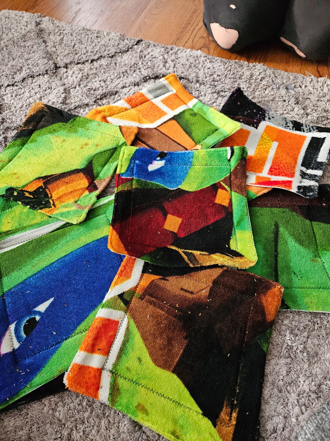 Picture of Guinea Pig, Hedgehog, Fleece Pad Liner Waterproof Handmade Graphics ...