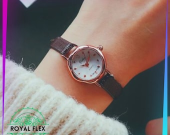 Frau Luxus Cute Boho Brown Band Uhr Set Moderne Stil Uhren Kostenloser Versand weltweit
